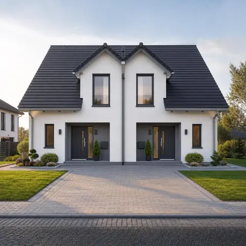 Doppelhaus als Fertighaus bauen — Angebote anfordern