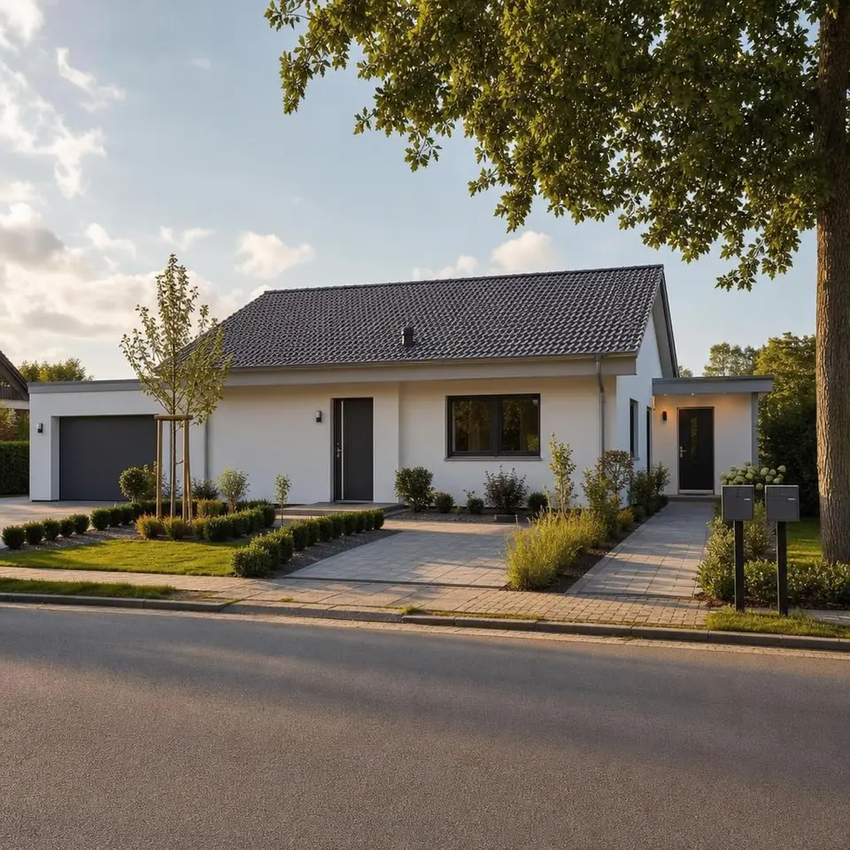 Wohnhaus mit separater Einliegerwohnung und eigenem Eingang – Neubau zum Wohnen und Vermieten Wohnhaus mit separater Einliegerwohnung und eigenem Eingang – Neubau zum Wohnen und Vermieten